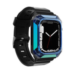حزام ساعة مدمج من TPU بغطاء درع، لساعات Apple Watch SE 2025 / 2023 مقاس 44 مم، Apple Watch SE 2025 / 2023 مقاس 40 مم، Apple Watch Series 11 / 10 مقاس 42 مم، Apple Watch Ultra 3 / 2 مقاس 49 مم، Apple Watch 9 مقاس 45 مم، Apple Watch 9 مقاس 41 مم