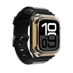 حزام ساعة مدمج من TPU بغطاء درع، لساعات Apple Watch SE 2025 / 2023 مقاس 44 مم، Apple Watch SE 2025 / 2023 مقاس 40 مم، Apple Watch Series 11 / 10 مقاس 42 مم، Apple Watch Ultra 3 / 2 مقاس 49 مم، Apple Watch 9 مقاس 45 مم، Apple Watch 9 مقاس 41 مم