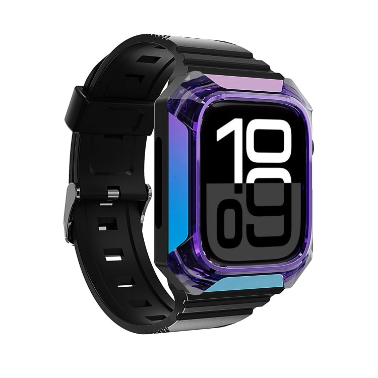 حزام ساعة مدمج من TPU بغطاء درع، لساعات Apple Watch SE 2025 / 2023 مقاس 44 مم، Apple Watch SE 2025 / 2023 مقاس 40 مم، Apple Watch Series 11 / 10 مقاس 42 مم، Apple Watch Ultra 3 / 2 مقاس 49 مم، Apple Watch 9 مقاس 45 مم، Apple Watch 9 مقاس 41 مم