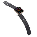 Single Buckle TPU+ Genuine Leather Watchband, For Apple Watch Series 7 41mm / 6 & SE & 5 & 4 40mm / 3 & 2 & 1 38mm, For Apple Watch Series 7 45mm / 6 & SE & 5 & 4 44mm / 3 & 2 & 1 42mm                                                                    ...