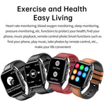 TK12 1.96 inch IP67 Waterproof Silicone Band Smart Watch Supports ECG / Remote Families Care / Bluetooth Call / Body Temperature Monitoring, Silicone Band (Blue), Silicone Band (Black), Silicone Band (Red)