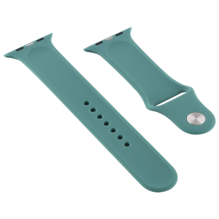 Silicone Watch Replacement Strap, Long Section (Men), For Apple Watch Series 8&7 41mm / SE 2&6&SE&5&4 40mm / 3&2&1 38mm, For Apple Watch Ultra 49mm / Series 8&7 45mm / SE 2&6&SE&5&4 44mm / 3&2&1 42mm