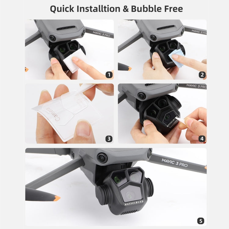 Sunnylife M3P-BHM578 2 Sets HD Explosion-proof Tempered Glass Film, Sunnylife For DJI Mavic 3 Pro