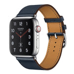 سوار ساعة بديل من الجلد، لسلسلة Apple Watch 7 مقاس 41مم / 6 و SE و 5 و 4 مقاس 40مم / 3 و 2 و 1 مقاس 38مم، لسلسلة Apple Watch 7 مقاس 45مم / 6 و SE و 5 و 4 مقاس 44مم / 3 و 2 و 1 مقاس 42مم
