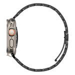 Double Rows Metal Watch Band, For Apple Watch 6 40mm, For Apple Watch 6 44mm, For Apple Watch 5 44mm, For Apple Watch 5 40mm, For Apple Watch 4 44mm, For Apple Watch 4 40mm, For Apple Watch 3 38mm, For Apple Watch 3 42mm, For Apple Watch 2 42mm        ...