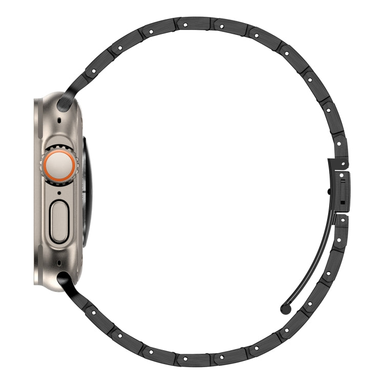 Double Rows Metal Watch Band, For Apple Watch 6 40mm, For Apple Watch 6 44mm, For Apple Watch 5 44mm, For Apple Watch 5 40mm, For Apple Watch 4 44mm, For Apple Watch 4 40mm, For Apple Watch 3 38mm, For Apple Watch 3 42mm, For Apple Watch 2 42mm        ...