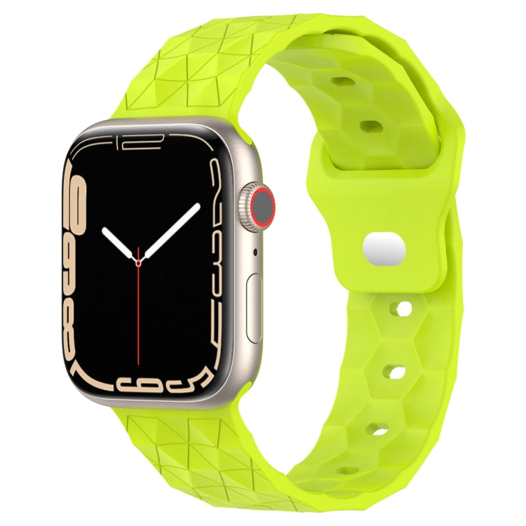 Football Texture Silicone Watch Band, For Apple Watch 4 44mm, For Apple Watch 4 40mm, For Apple Watch 3 38mm, For Apple Watch 3 42mm