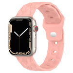 Football Texture Silicone Watch Band, For Apple Watch 4 44mm, For Apple Watch 4 40mm, For Apple Watch 3 38mm, For Apple Watch 3 42mm
