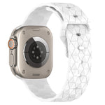 Football Texture Silicone Watch Band, For Apple Watch Ultra 2 49mm, For Apple Watch 9 45mm, For Apple Watch 9 41mm, For Apple Watch Ultra 49mm