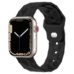 Football Texture Silicone Watch Band, For Apple Watch Ultra 2 49mm, For Apple Watch 9 45mm, For Apple Watch 9 41mm, For Apple Watch Ultra 49mm