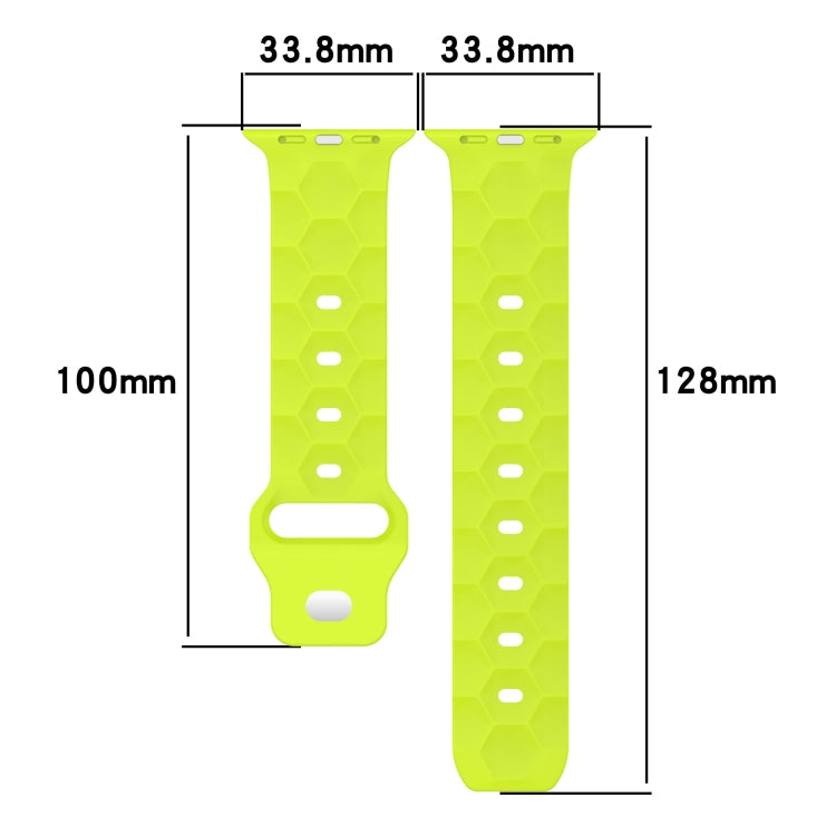 Football Texture Silicone Watch Band, For Apple Watch 2 42mm, For Apple Watch 2 38mm, For Apple Watch 42mm, For Apple Watch 38mm