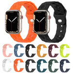 Football Texture Silicone Watch Band, For Apple Watch 4 44mm, For Apple Watch 4 40mm, For Apple Watch 3 38mm, For Apple Watch 3 42mm