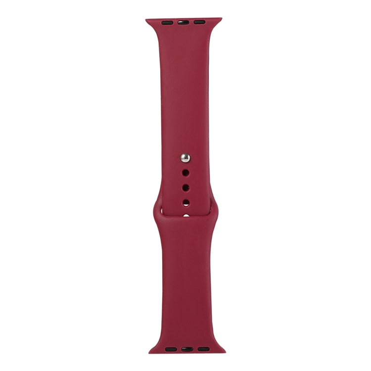 Silicone Watch Replacement Strap, Long Section (Men), For Apple Watch Series 8&7 41mm / SE 2&6&SE&5&4 40mm / 3&2&1 38mm, For Apple Watch Ultra 49mm / Series 8&7 45mm / SE 2&6&SE&5&4 44mm / 3&2&1 42mm