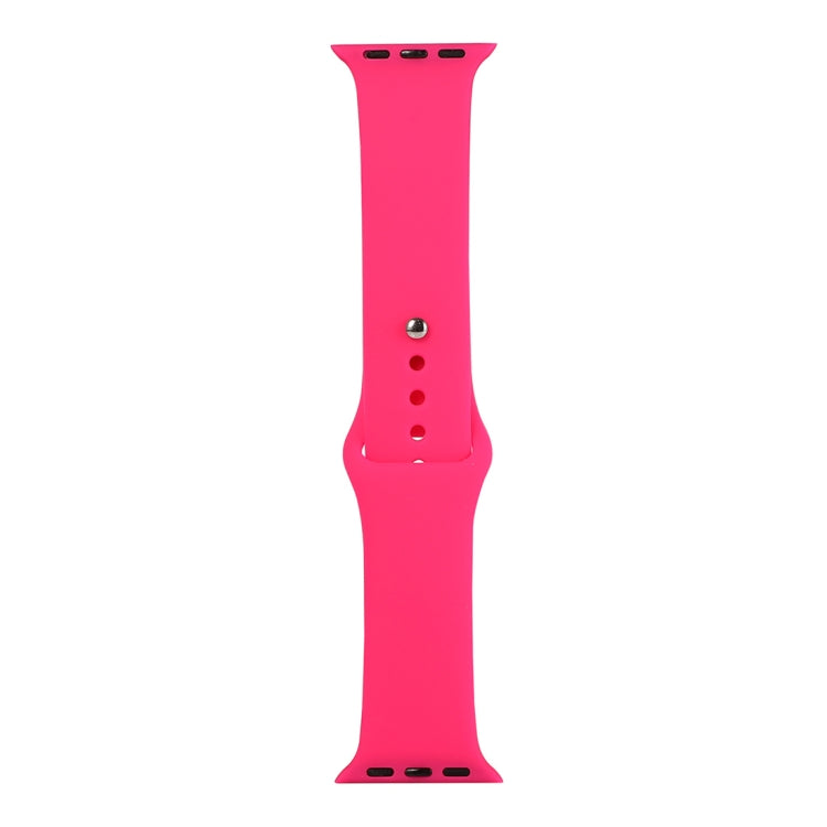 Silicone Watch Replacement Strap, Long Section (Men), For Apple Watch Series 8&7 41mm / SE 2&6&SE&5&4 40mm / 3&2&1 38mm, For Apple Watch Ultra 49mm / Series 8&7 45mm / SE 2&6&SE&5&4 44mm / 3&2&1 42mm