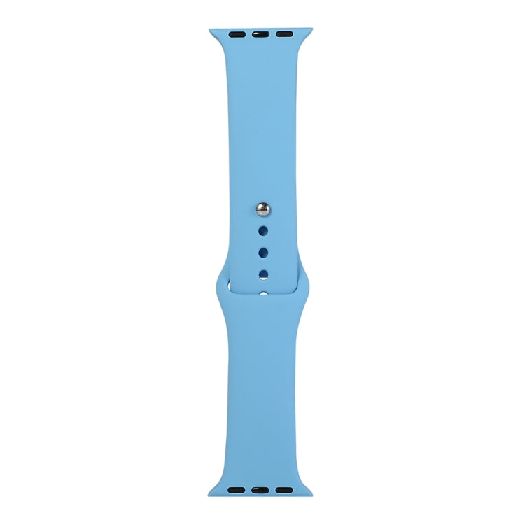 Silicone Watch Replacement Strap, Long Section (Men), For Apple Watch Series 8&7 41mm / SE 2&6&SE&5&4 40mm / 3&2&1 38mm, For Apple Watch Ultra 49mm / Series 8&7 45mm / SE 2&6&SE&5&4 44mm / 3&2&1 42mm
