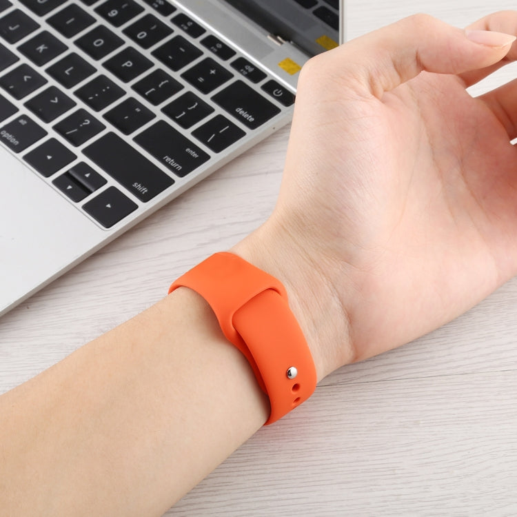 Silicone Watch Replacement Strap, Short Section (Female), For Apple Watch Series 8&7 41mm / SE 2&6&SE&5&4 40mm / 3&2&1 38mm