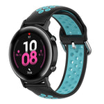 20mm Universal Sports Two Colors Silicone Replacement Strap Watchband