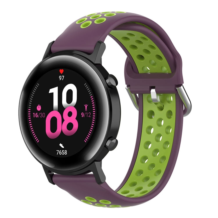 20mm Universal Sports Two Colors Silicone Replacement Strap Watchband