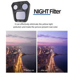 JSR GB 8 in 1 CPL ND8 ND16 ND32 ND64 STAR ND1000 NIGHT Lens Filter, 8 in 1 For DJI Mavic 3 Pro