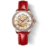 OLEVS 6681 Women Multifunctional Hollow Waterproof Mechanical Watch