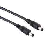 DC Power Plug 5.5 x 2.1mm Male to Male Adapter Connector Cable, 50cm, 1m, 1.5m