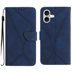 Stitching Embossed Leather Phone Case, For iPhone 17e / 16e, For iPhone 17 Pro Max, For iPhone 17 Pro, For iPhone 17, For iPhone Air, For iPhone 16 Pro Max, For iPhone 16 Pro, For iPhone 16 Plus