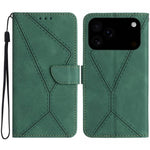 Stitching Embossed Leather Phone Case, For iPhone 17e / 16e, For iPhone 17 Pro Max, For iPhone 17 Pro, For iPhone 17, For iPhone Air, For iPhone 16 Pro Max, For iPhone 16 Pro, For iPhone 16 Plus