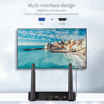 جهاز إرسال واستقبال HDMI لاسلكي Measy UHD200، مسافة الإرسال: 100 متر، جهاز إرسال واستقبال لاسلكي 100 متر