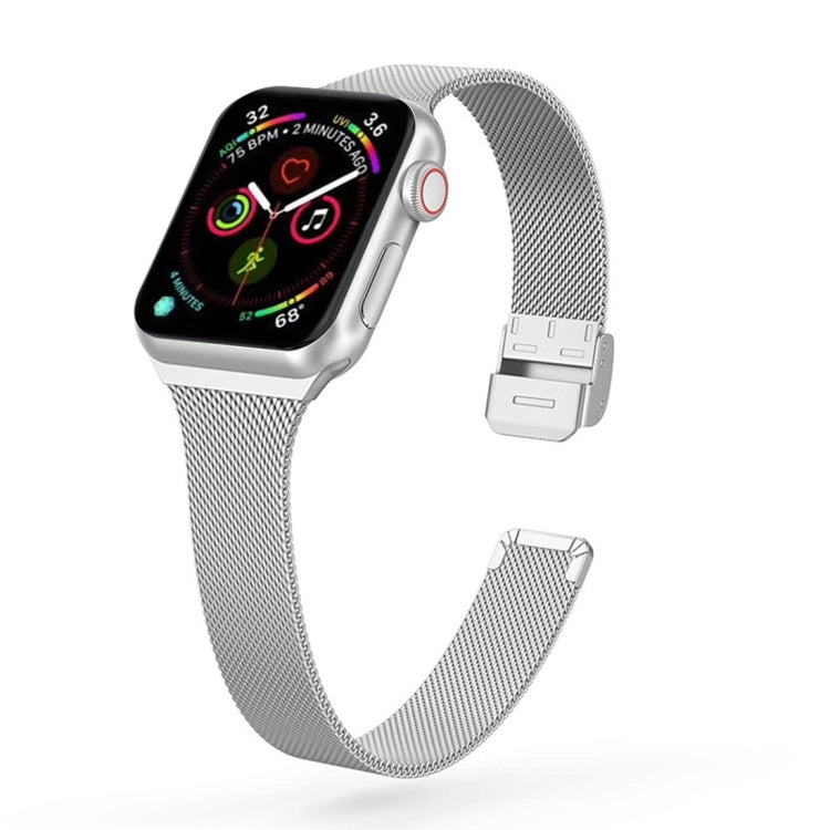 Milanese Stainless Steel Watchband, For Apple Watch Ultra 49mm / Series 8&7 45mm / SE 2&6&SE&5&4 44mm / 3&2&1 42mm, For Apple Watch Series 8&7 41mm / SE 2&6&SE&5&4 40mm / 3&2&1 38mm, For Apple Watch Series 7 45mm / 6 & SE & 5 & 4 44mm / 3 & 2 & 1 42mm ...