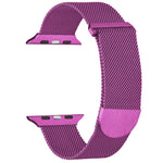 سوار ساعة معدني ميلانيزي مغناطيسي، لـ Apple Watch 3 مقاس 42مم، لـ Apple Watch 2 مقاس 42مم، لـ Apple Watch 2 مقاس 38مم