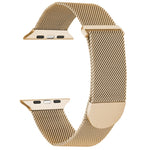 سوار ساعة معدني ميلانيزي مغناطيسي، لـ Apple Watch SE 2022 مقاس 40مم، لـ Apple Watch 9 مقاس 45مم، لـ Apple Watch 9 مقاس 41مم