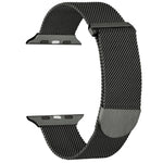 سوار ساعة معدني ميلانيزي مغناطيسي، لـ Apple Watch SE 2022 مقاس 40مم، لـ Apple Watch 9 مقاس 45مم، لـ Apple Watch 9 مقاس 41مم