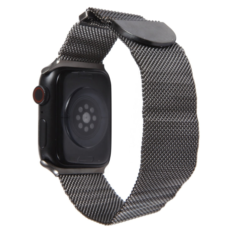 سوار ساعة معدني ميلانيزي مغناطيسي، لـ Apple Watch SE 2022 مقاس 44مم، لـ Apple Watch 7 مقاس 41مم، لـ Apple Watch 7 مقاس 45مم