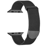 سوار ساعة معدني ميلانيزي مغناطيسي، لـ Apple Watch SE 2022 مقاس 40مم، لـ Apple Watch 9 مقاس 45مم، لـ Apple Watch 9 مقاس 41مم