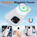 غطاء هاتف سيليكون مقاوم للصدمات مع Magsafe، لهواتف iPhone 16 Pro Max، iPhone 16 Pro، iPhone 16 Plus، iPhone 16، iPhone 15 Pro Max
