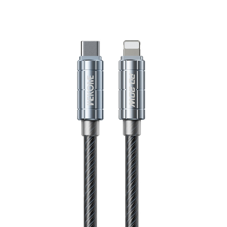كابل بيانات شحن فائق السرعة WK WDC-205 PD 20 واط USB-C/Type-C إلى 8 دبابيس، الطول: 1 متر