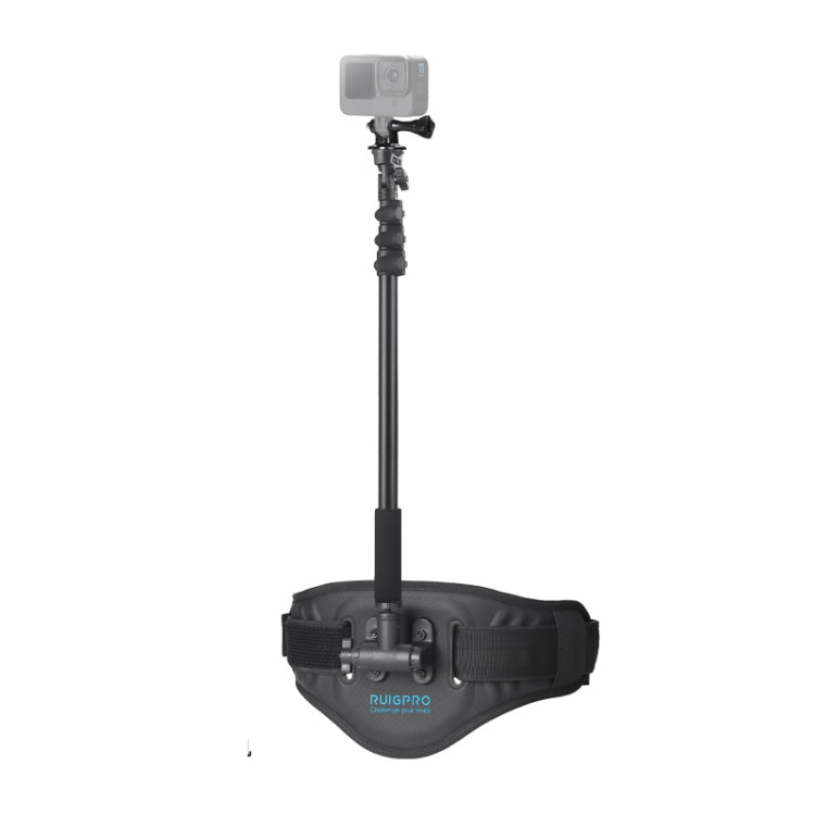 RUIGPRO Waist Belt Mount Strap, For Phone Gimbal Stabilizer, With Action Cameras Adapter, With Phone Clamp, With Phone Clamp & Selfie Stick, With Adapter & Selfie Stick