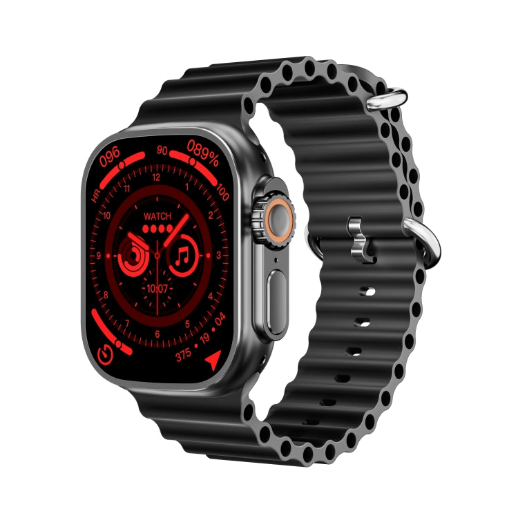 WS-E9 Ultra 2.2 inch IP67 Waterproof Metal Buckle Ocean Silicone Band Smart Watch, Support Heart Rate / NFC, Metal Buckle Ocean Silicone Band (Black), Metal Buckle Ocean Silicone Band (Orange), Metal Buckle Ocean Silicone Band (Blue)                   ...