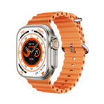 WS-E9 Ultra 2.2 inch IP67 Waterproof Metal Buckle Ocean Silicone Band Smart Watch, Support Heart Rate / NFC, Metal Buckle Ocean Silicone Band (Black), Metal Buckle Ocean Silicone Band (Orange), Metal Buckle Ocean Silicone Band (Blue)                   ...