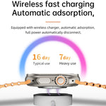 WS-E9 Ultra 2.2 inch IP67 Waterproof Metal Buckle Ocean Silicone Band Smart Watch, Support Heart Rate / NFC, Metal Buckle Ocean Silicone Band (Black), Metal Buckle Ocean Silicone Band (Orange), Metal Buckle Ocean Silicone Band (Blue)                   ...