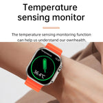 WS-E9 Ultra 2.2 inch IP67 Waterproof Metal Buckle Ocean Silicone Band Smart Watch, Support Heart Rate / NFC, Metal Buckle Ocean Silicone Band (Black), Metal Buckle Ocean Silicone Band (Orange), Metal Buckle Ocean Silicone Band (Blue)                   ...