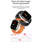 WS-E9 Ultra 2.2 inch IP67 Waterproof Metal Buckle Ocean Silicone Band Smart Watch, Support Heart Rate / NFC, Metal Buckle Ocean Silicone Band (Black), Metal Buckle Ocean Silicone Band (Orange), Metal Buckle Ocean Silicone Band (Blue)                   ...