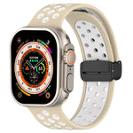 Magnetic Buckle Silicone Watch Band, For Apple Watch Ultra 49mm, For Apple Watch SE 2023 44mm, For Apple Watch SE 2023 40mm