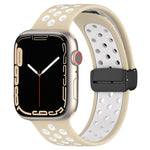Magnetic Buckle Silicone Watch Band, For Apple Watch 8 41mm, For Apple Watch 8 45mm, For Apple Watch Ultra 2 49mm