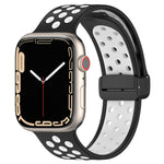 Magnetic Buckle Silicone Watch Band, For Apple Watch 3 42mm, For Apple Watch 2 42mm, For Apple Watch 2 38mm
