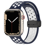 Magnetic Buckle Silicone Watch Band, For Apple Watch 42mm, For Apple Watch 38mm