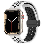 Magnetic Buckle Silicone Watch Band, For Apple Watch 42mm, For Apple Watch 38mm