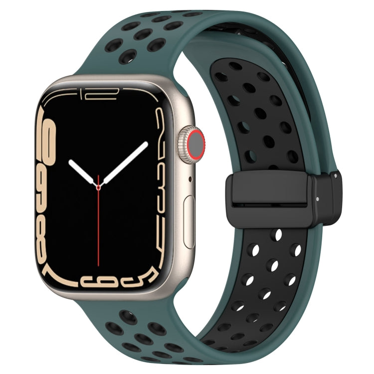 Magnetic Buckle Silicone Watch Band, For Apple Watch 42mm, For Apple Watch 38mm