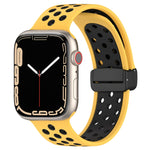 Magnetic Buckle Silicone Watch Band, For Apple Watch 42mm, For Apple Watch 38mm