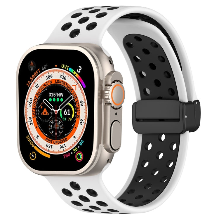 Magnetic Buckle Silicone Watch Band, For Apple Watch 8 41mm, For Apple Watch 8 45mm, For Apple Watch Ultra 2 49mm